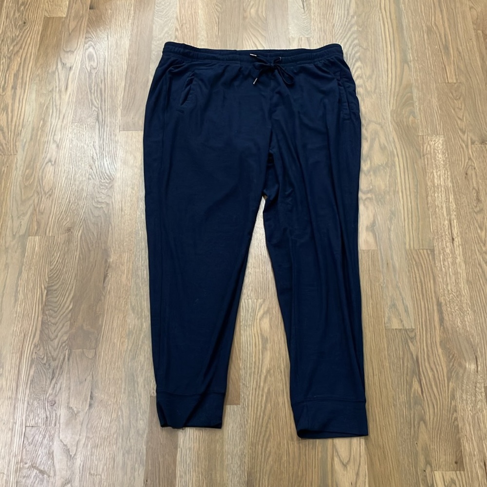 Old Nay Men's Lot Of 2 Two Navy Blue And Black Sweatpants Joggers - Picture 2 of 9